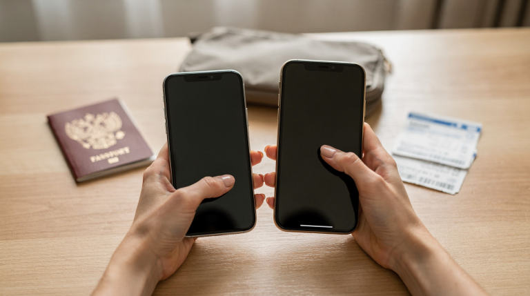 Как настроить eSIM на iPhone и Android перед поездкой за границу